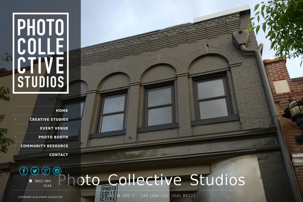 PhotoReactive theme site design template sample