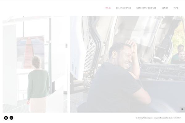 Oshine theme site design template sample