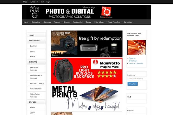 Woo Child theme site design template sample