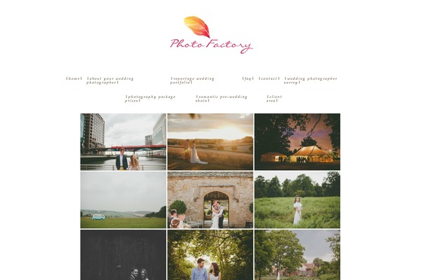 Prophoto4 theme site design template sample
