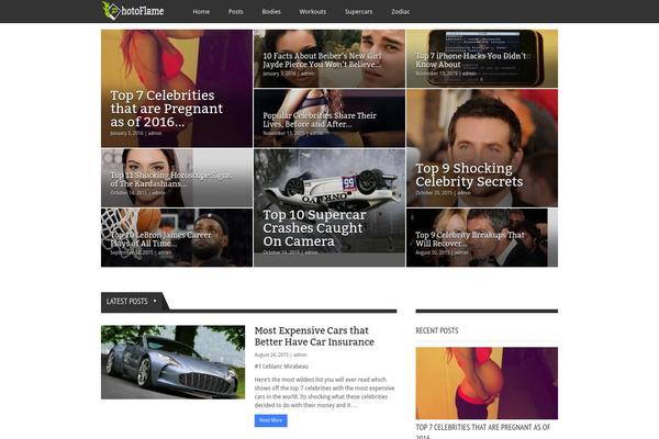 Extranews theme site design template sample