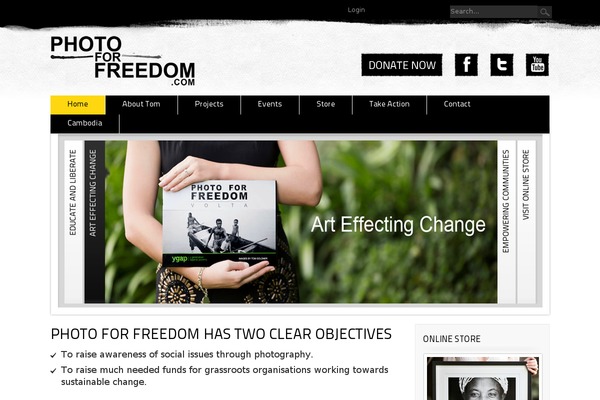 Twenty Ten theme site design template sample