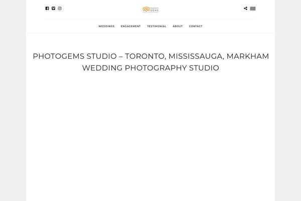 Photography theme site design template sample