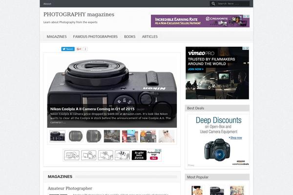 GoodNews theme site design template sample