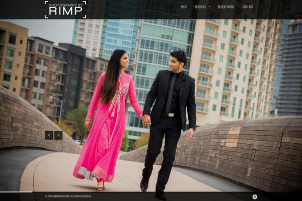 Lensa theme site design template sample