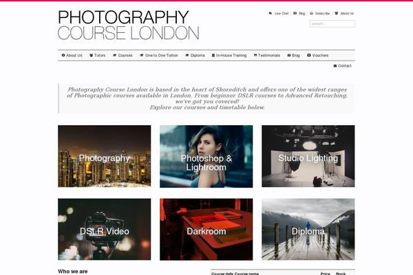 photographycourselondon.com site used Responsive-childtheme-master