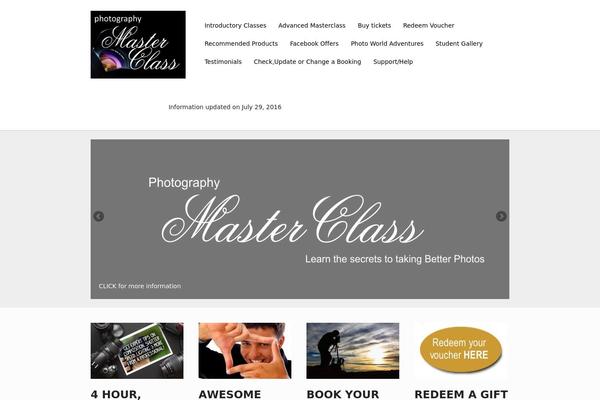 photographymasterclass.com.au site used Impulsepro