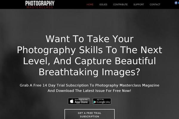 photographymasterclassmag.com site used Parallax Pro