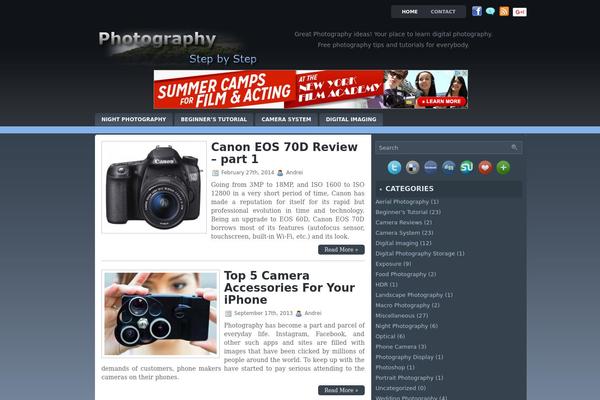 Daisy theme site design template sample