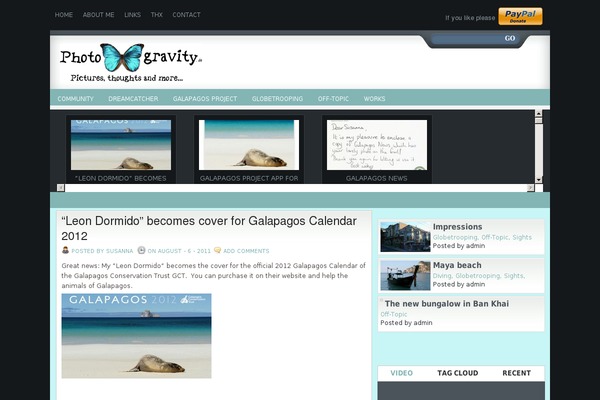 Site using Events-calendar plugin