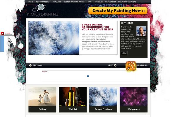 Aperture theme site design template sample