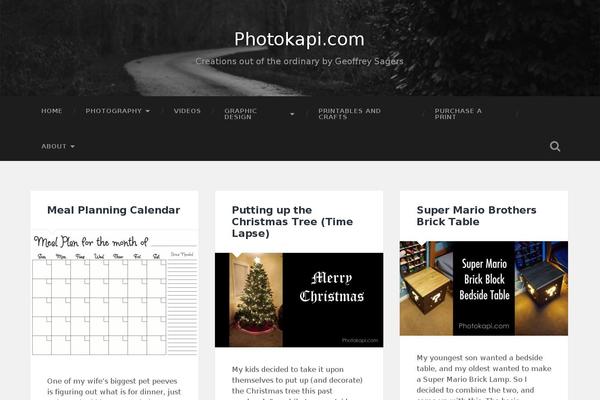 Baskerville theme site design template sample