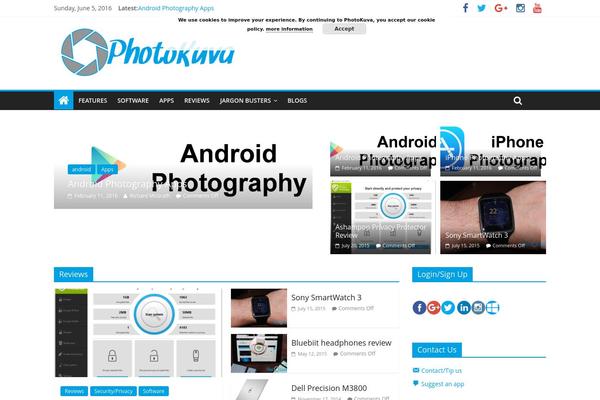 Hueman theme site design template sample