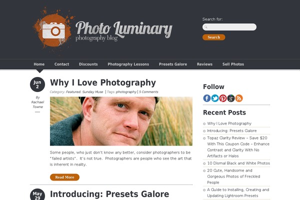 Designfolio Pro theme site design template sample