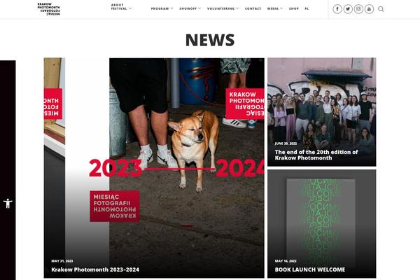 photomonth.com site used Dylan-wp
