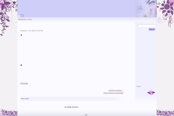Purple Pastels theme site design template sample