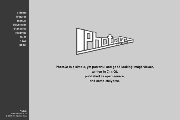 photoqt.org site used Photoqt