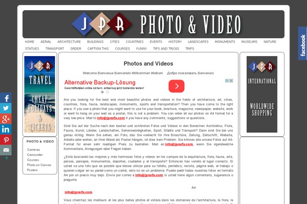 Site using Custom Share Buttons with Floating Sidebar plugin
