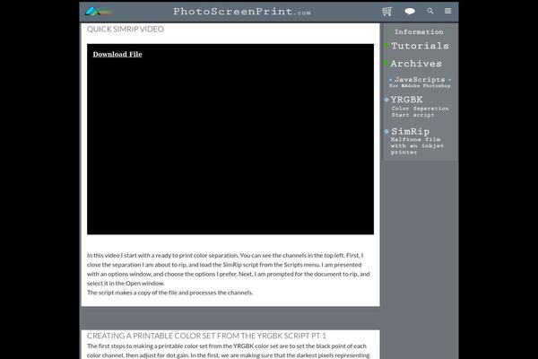 Site using Video Embed & Thumbnail Generator plugin