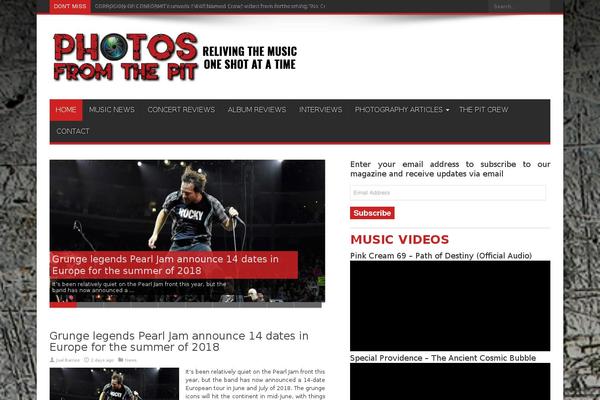 Jarida theme site design template sample