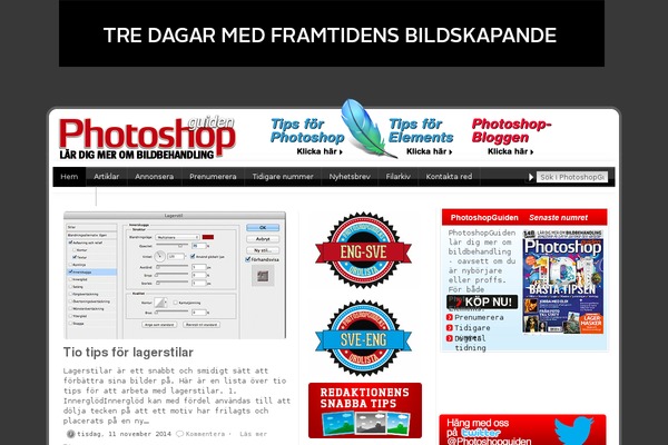photoshopguiden.com site used Halsa2012
