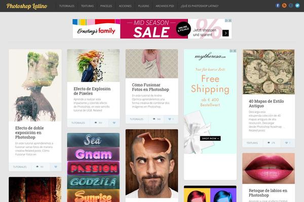 Pluto theme site design template sample