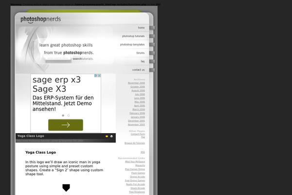 photoshopnerds.com site used Nerd