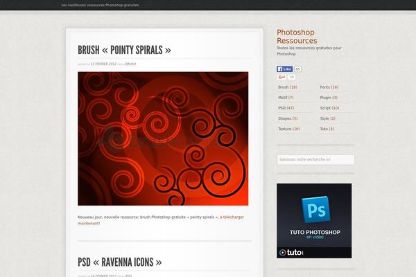 Premiumpixels theme site design template sample