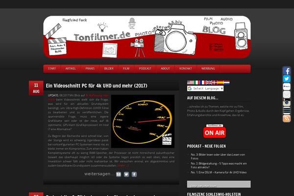 Site using Floating Social Media Links plugin