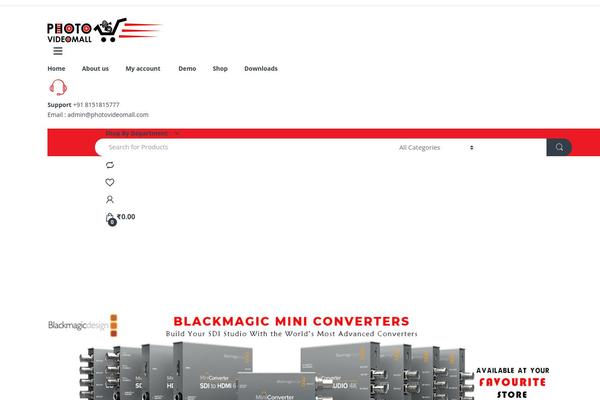 Electro theme site design template sample