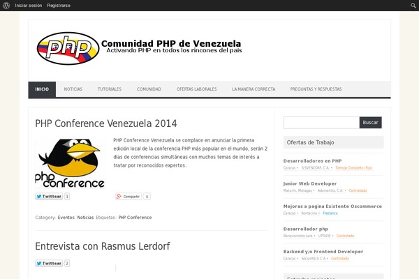 WordPress website example screenshot