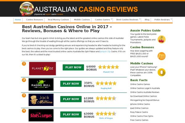 Casino theme site design template sample
