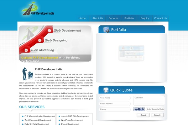 Site using WEBphysiology Portfolio plugin