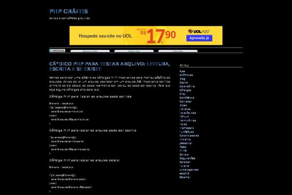 Site using Scripts Gzip plugin