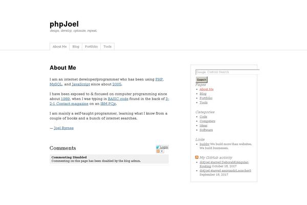 Site using Sociable plugin