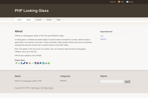 phplg.com site used Titan