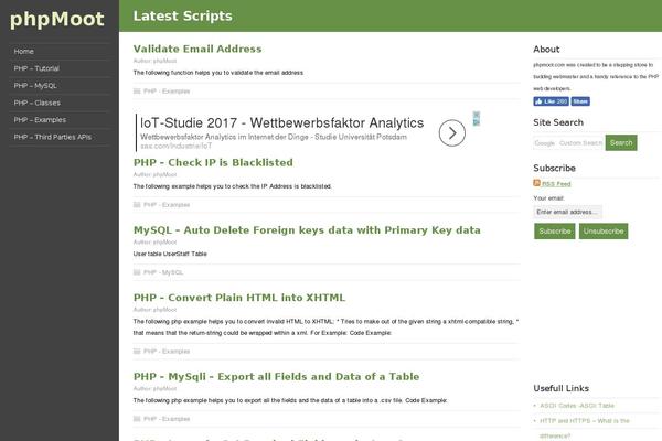 Site using Simple Popup Plugin plugin