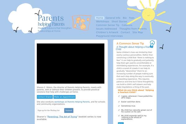 Square theme site design template sample