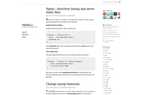 Oulipo theme site design template sample