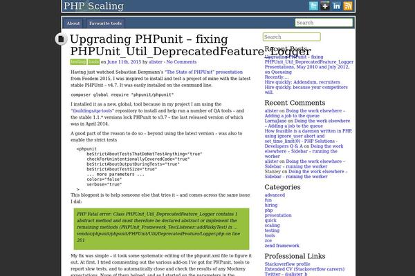 Site using Digg Digg plugin