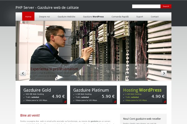 QuickHost theme site design template sample