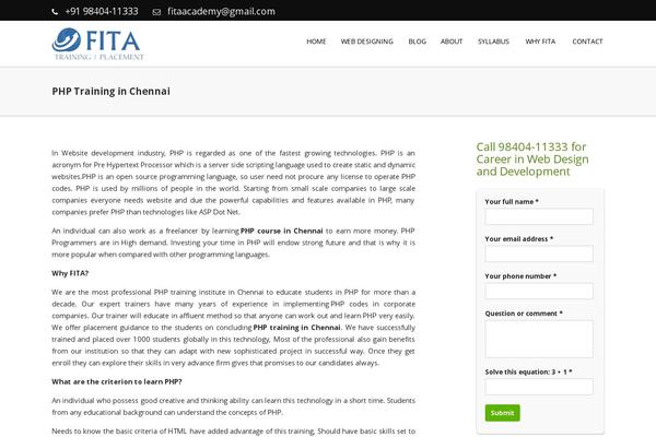 Site using PROPER Contact Form plugin