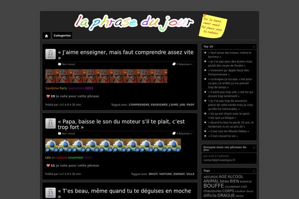 Site using I-like-this plugin
