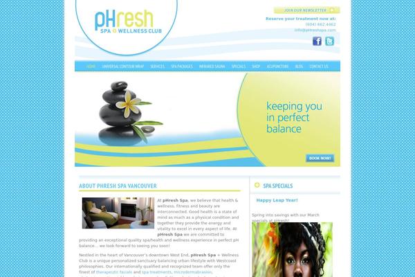 Starkers theme site design template sample