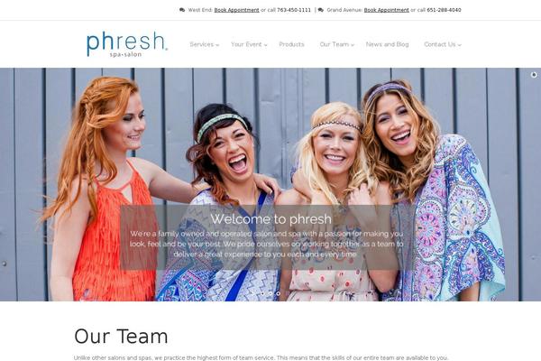 Total Child theme site design template sample