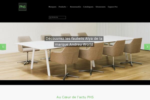 Phs theme site design template sample