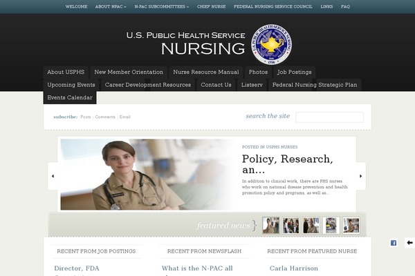 eNews theme site design template sample