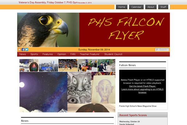 Sno Flex theme site design template sample