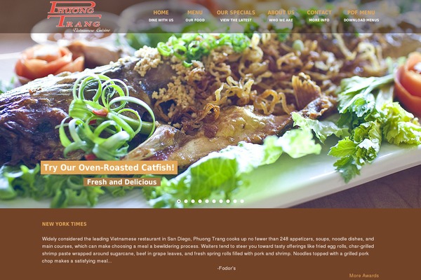 Verona theme site design template sample