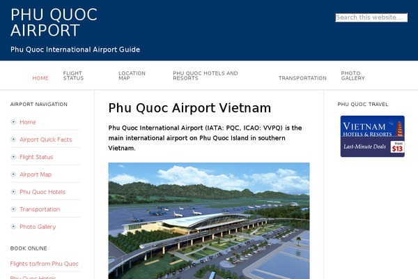 phuquocairport.com site used Eleven40-pro-airport